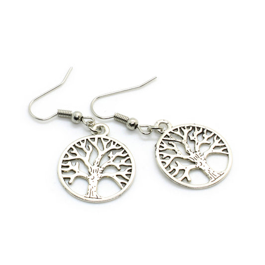 Tree of Life Earrings | Sterling Silver | Symbol of Family & Love