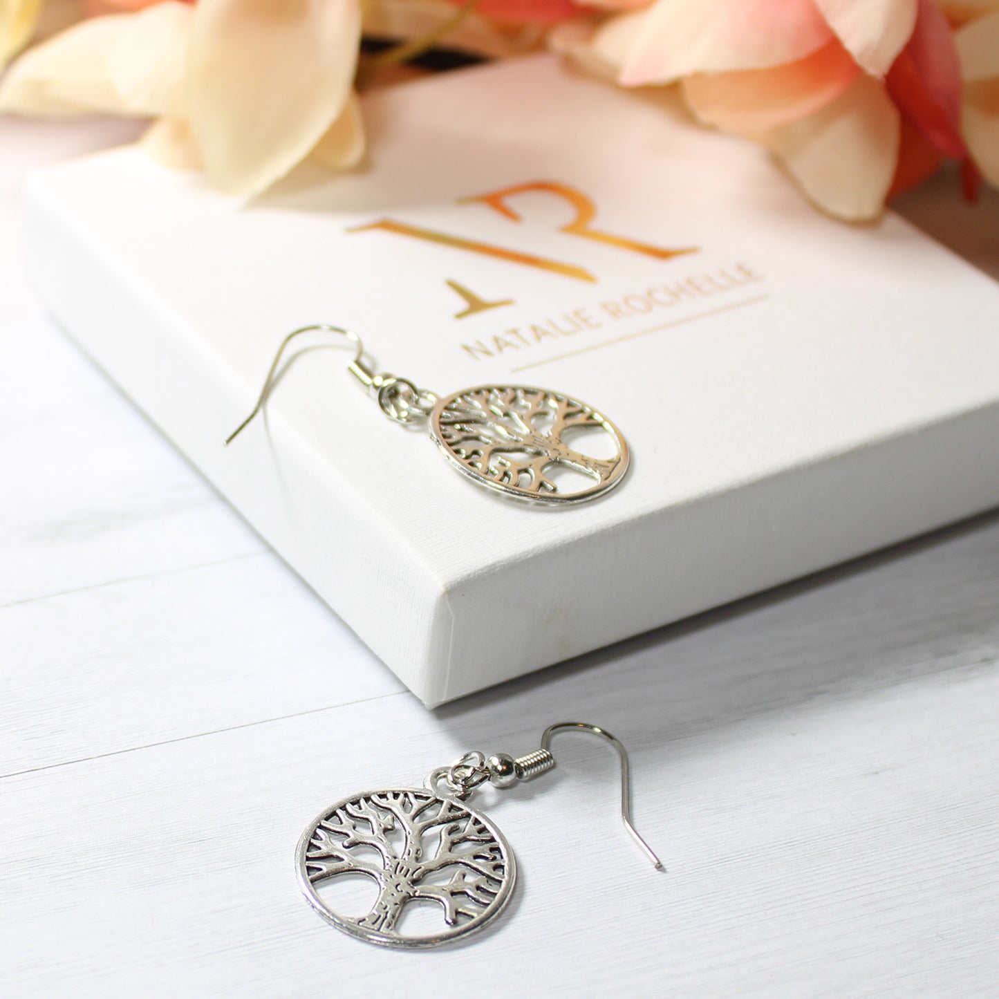 Tree of Life Earrings | Sterling Silver | Symbol of Family & Love