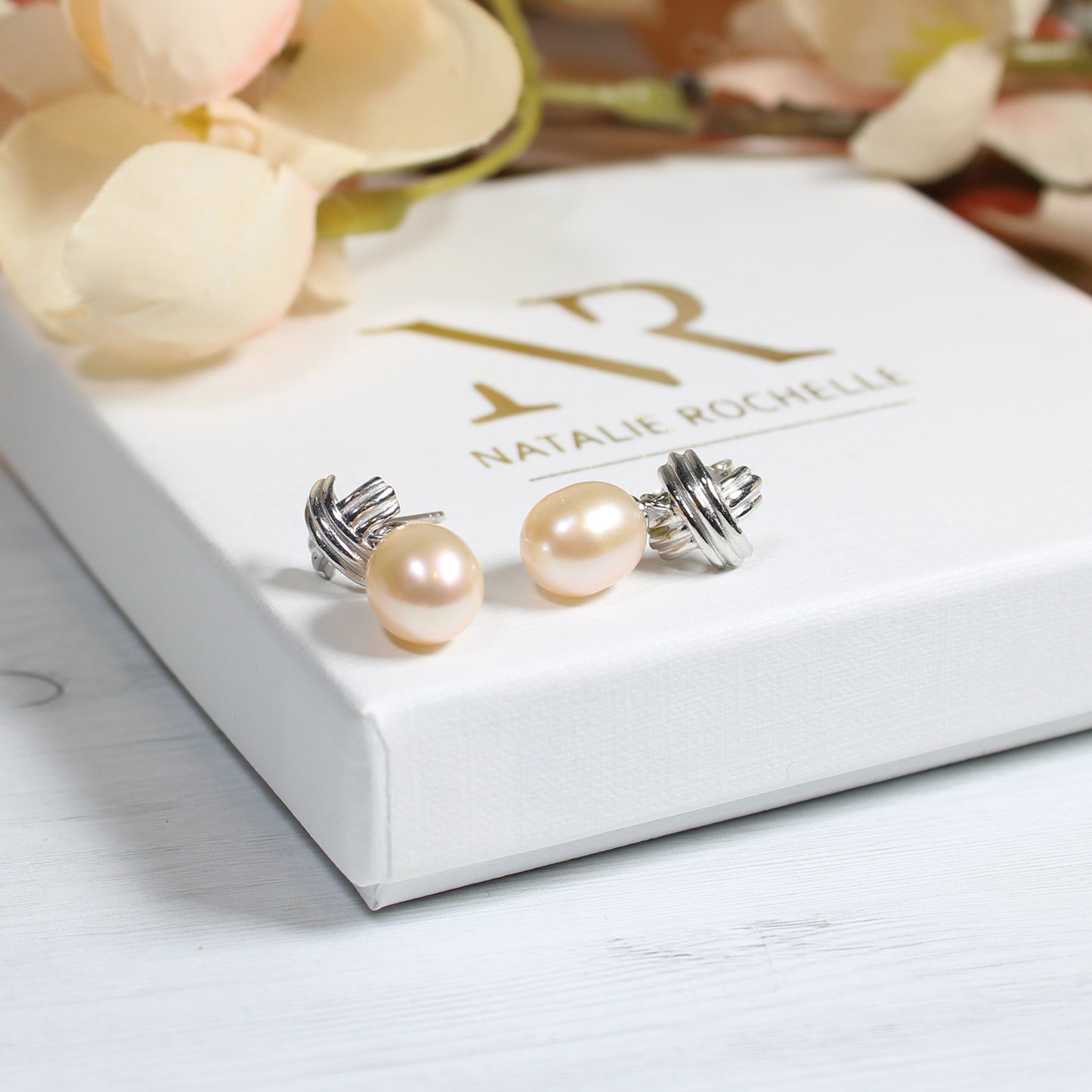 Sterling Silver Freshwater Pearl Drop Earrings