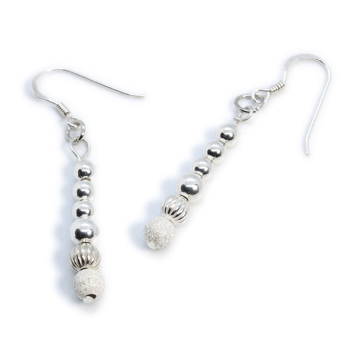 Long Drop Sterling Silver Hook Earrings