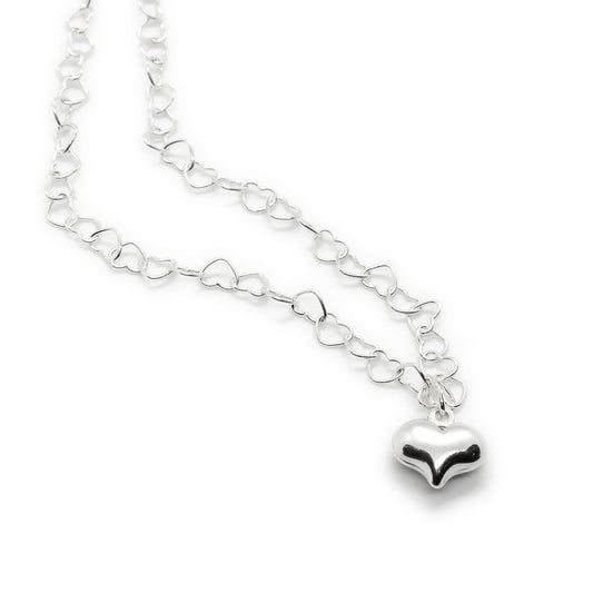 Sterling Silver Heart Necklace